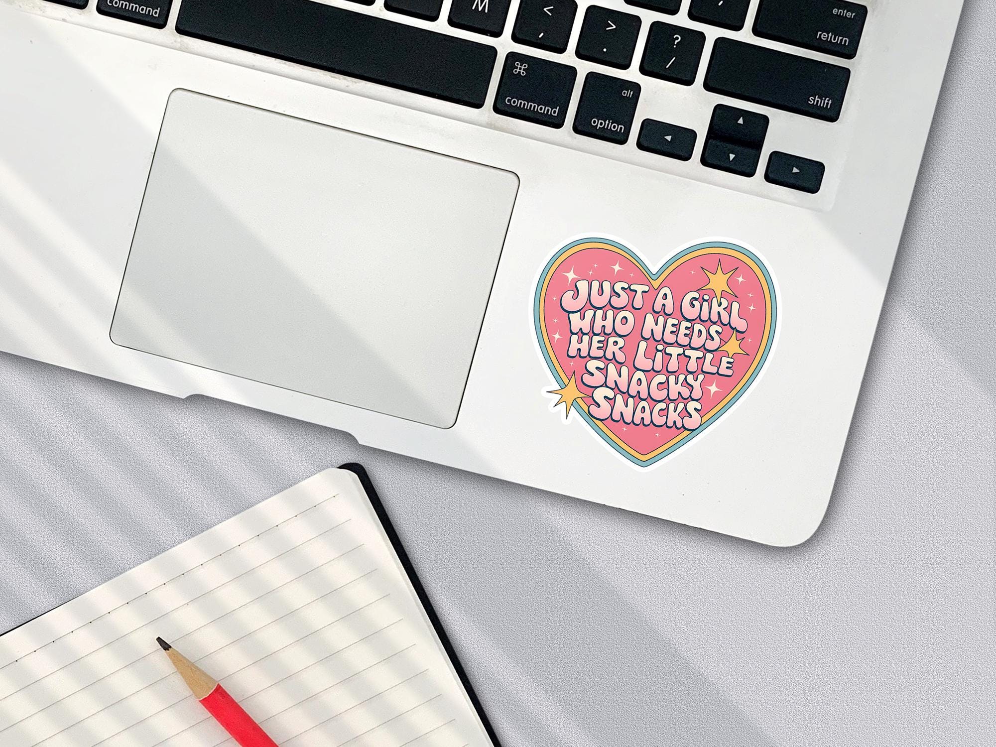 Just a Girl Who Needs Her Little Snacky Snacks Sticker