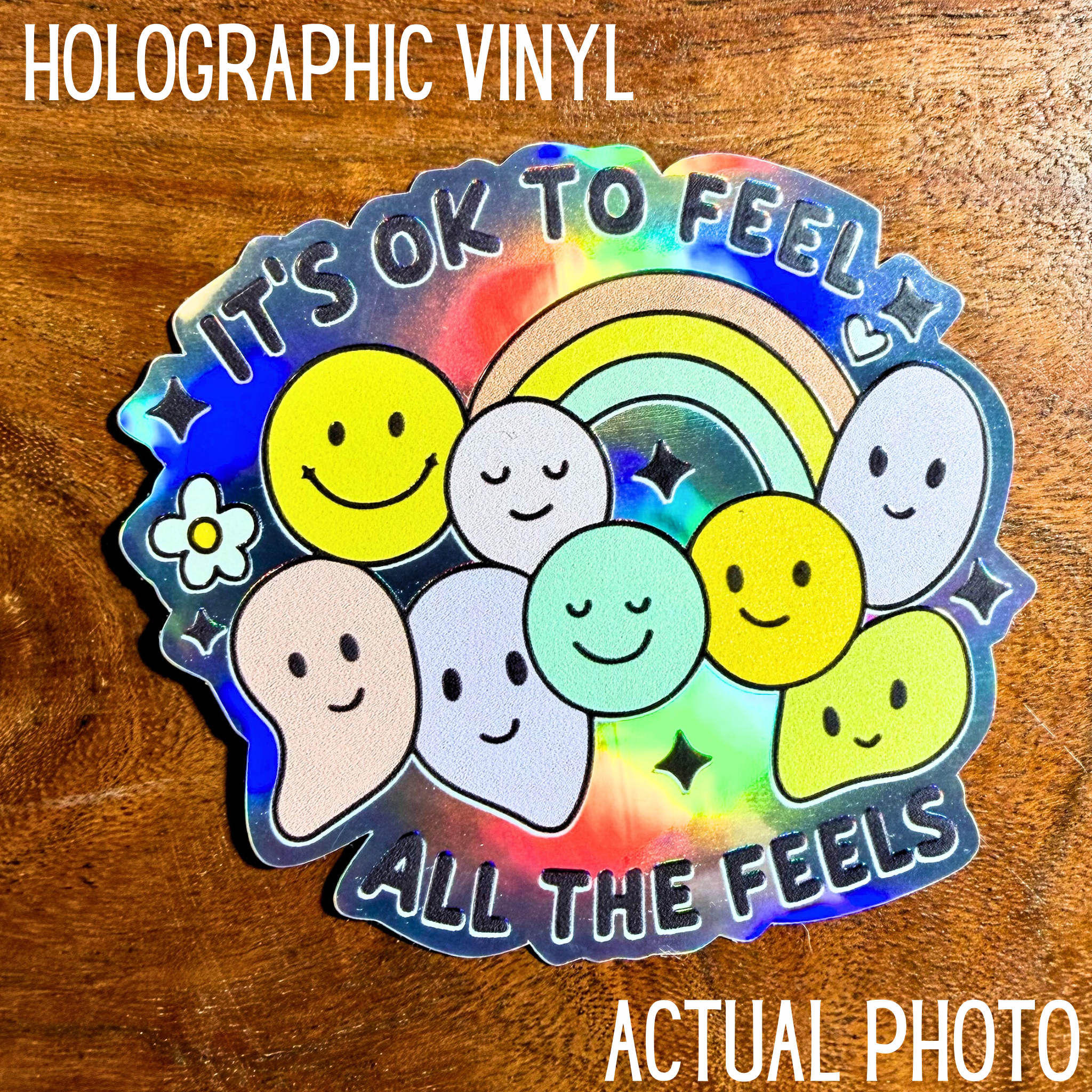 It's OK to Feel All the Feels Sticker - Mental Health Awareness Decal