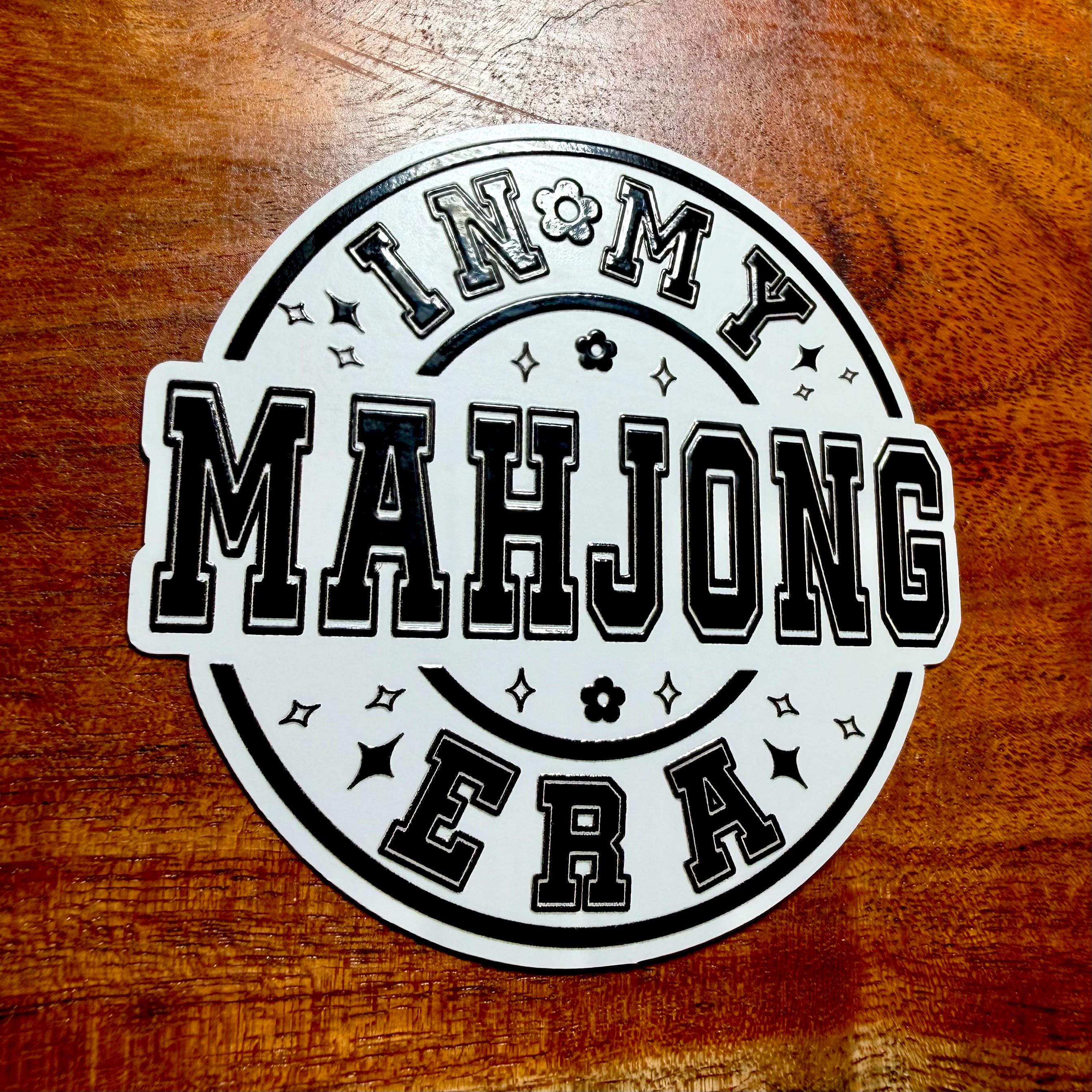 In My Mahjong Era Sticker: Funny Game Night Decal