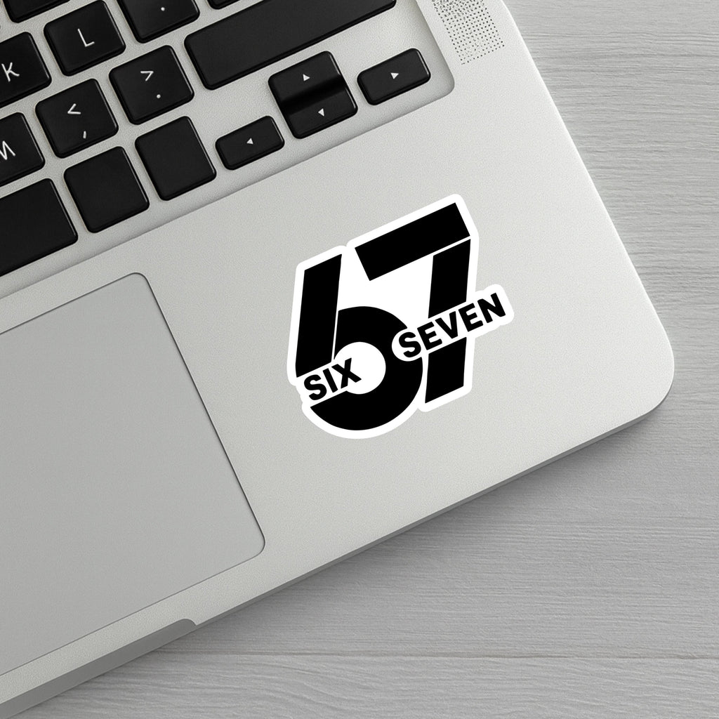 Six Seven Sticker : Trending 6 7 Waterproof Decal