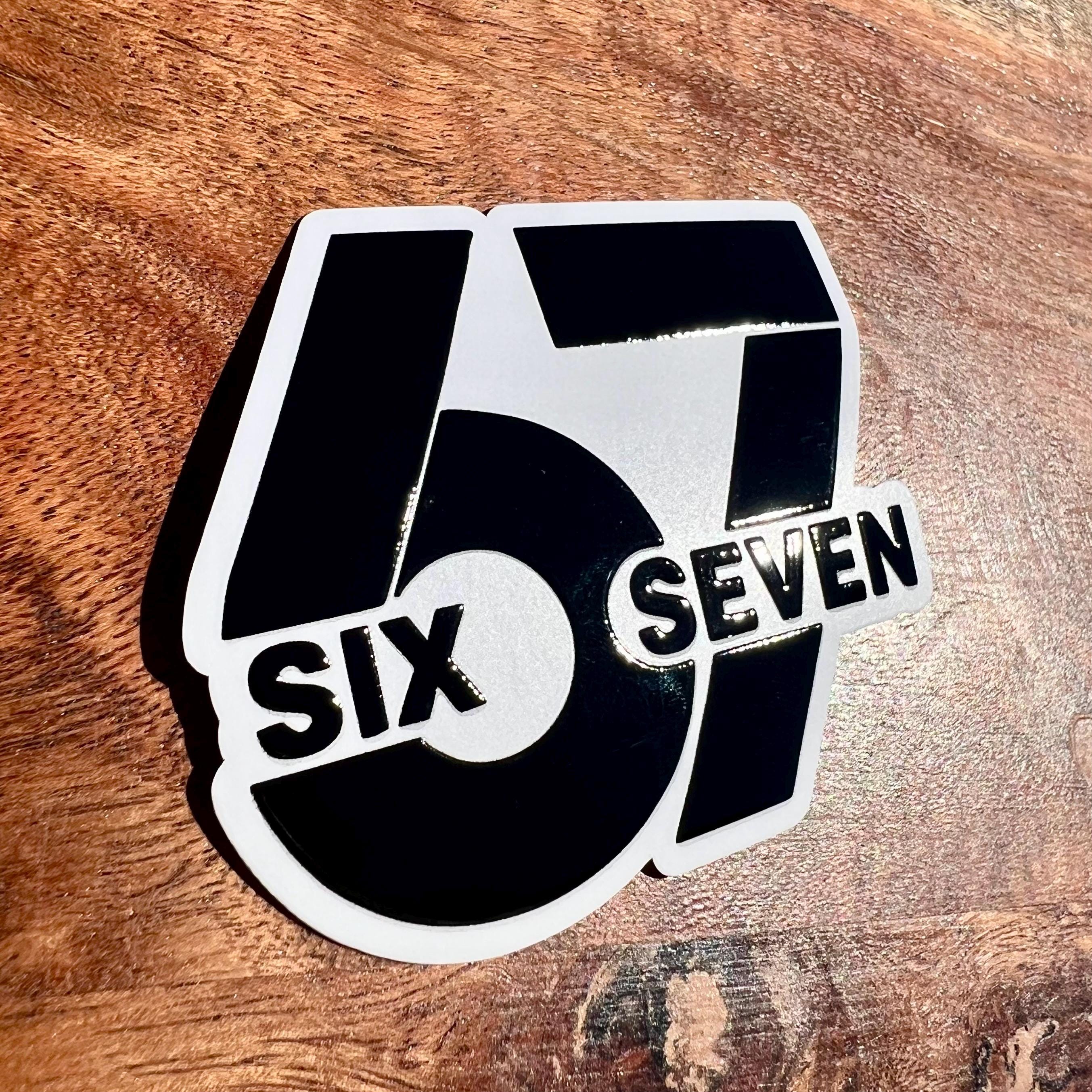 Six Seven Sticker : Trending 6 7 Waterproof Decal