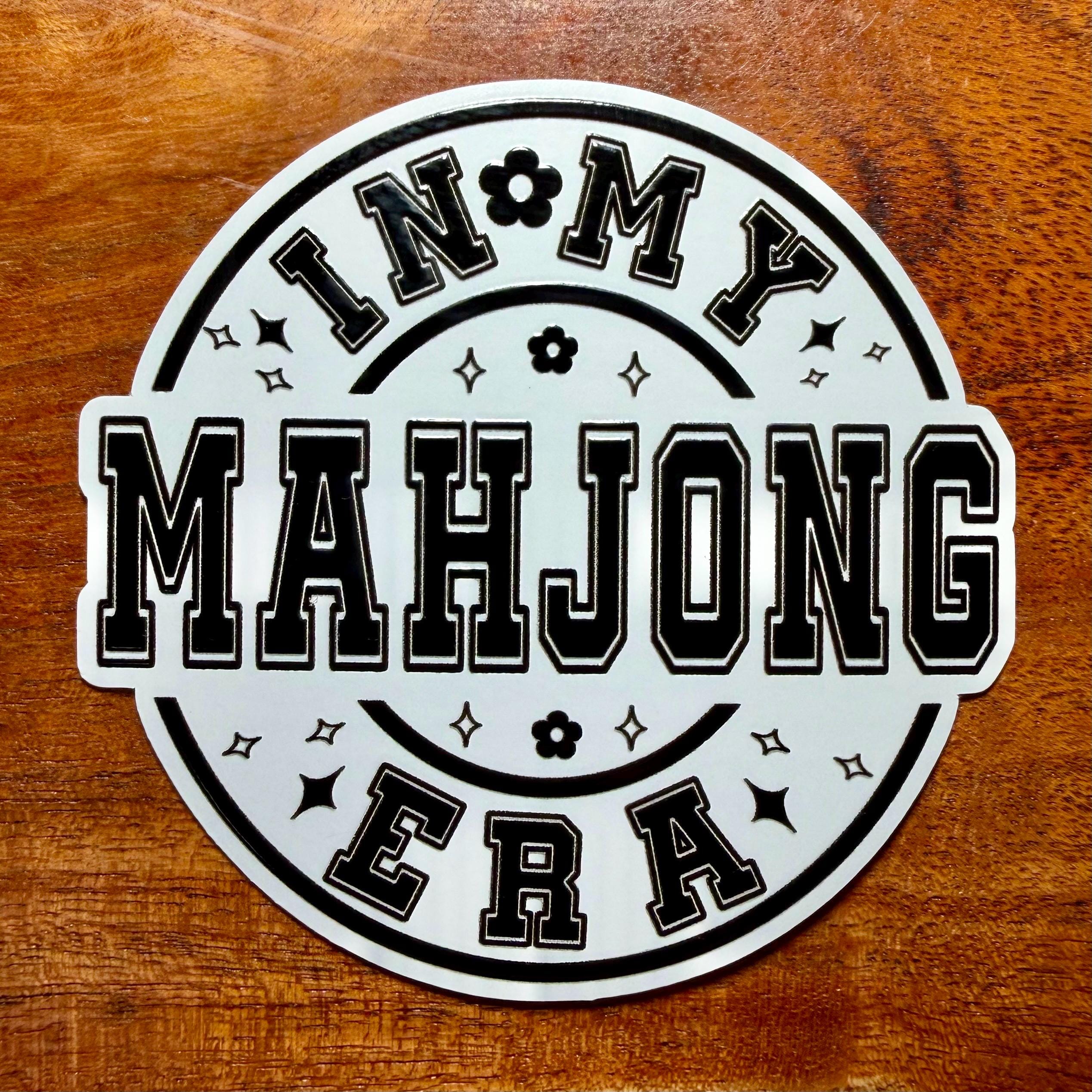 In My Mahjong Era Sticker: Funny Game Night Decal